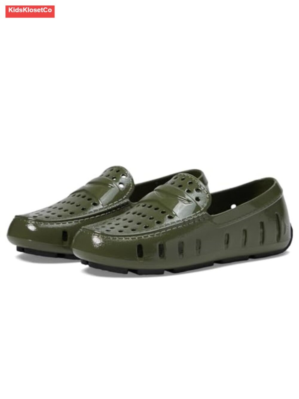 Kids Prodigy Driver Patent Loafer Pull-On Water Resistant